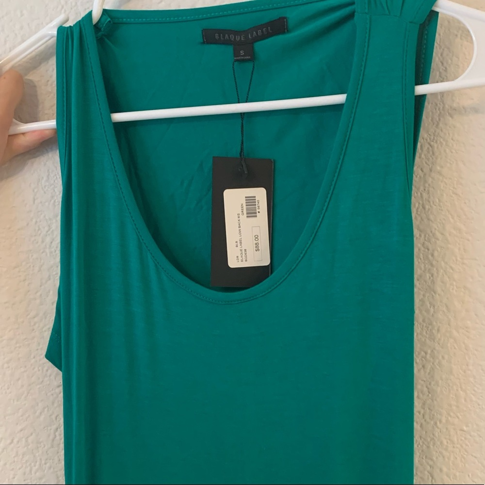 NWT emerald green floor length dress